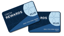 Orion Plastic Rewards Card